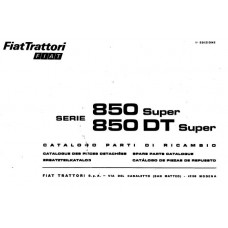 Fiat 850 Super - 850DT Super Parts Manual